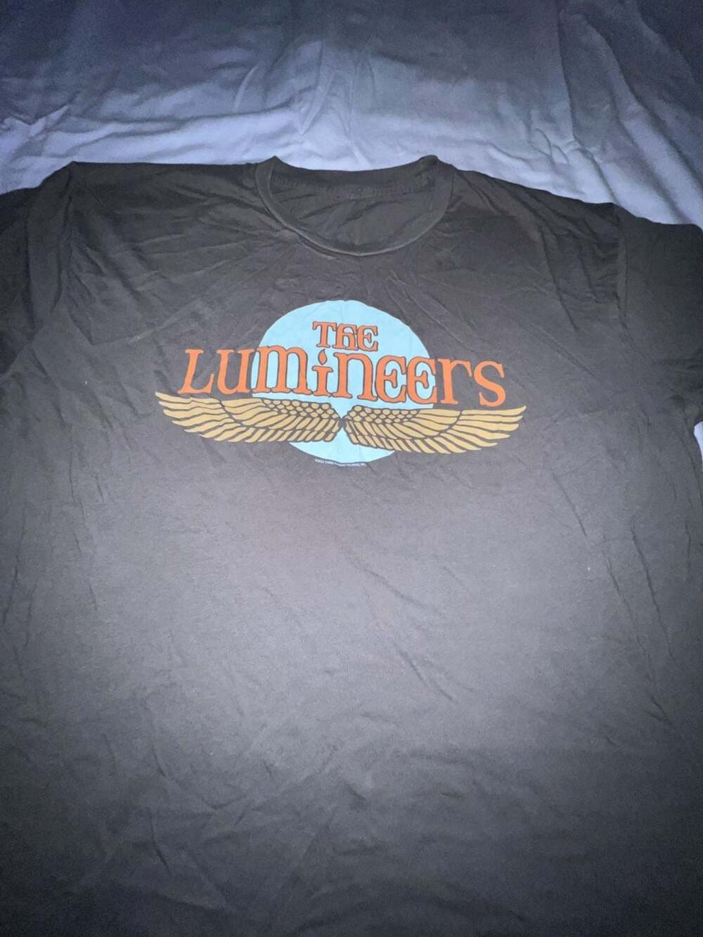 The Lumineers Official Winged Moon Logo Concert Tour T-Shirt - Picture 2 of 2
